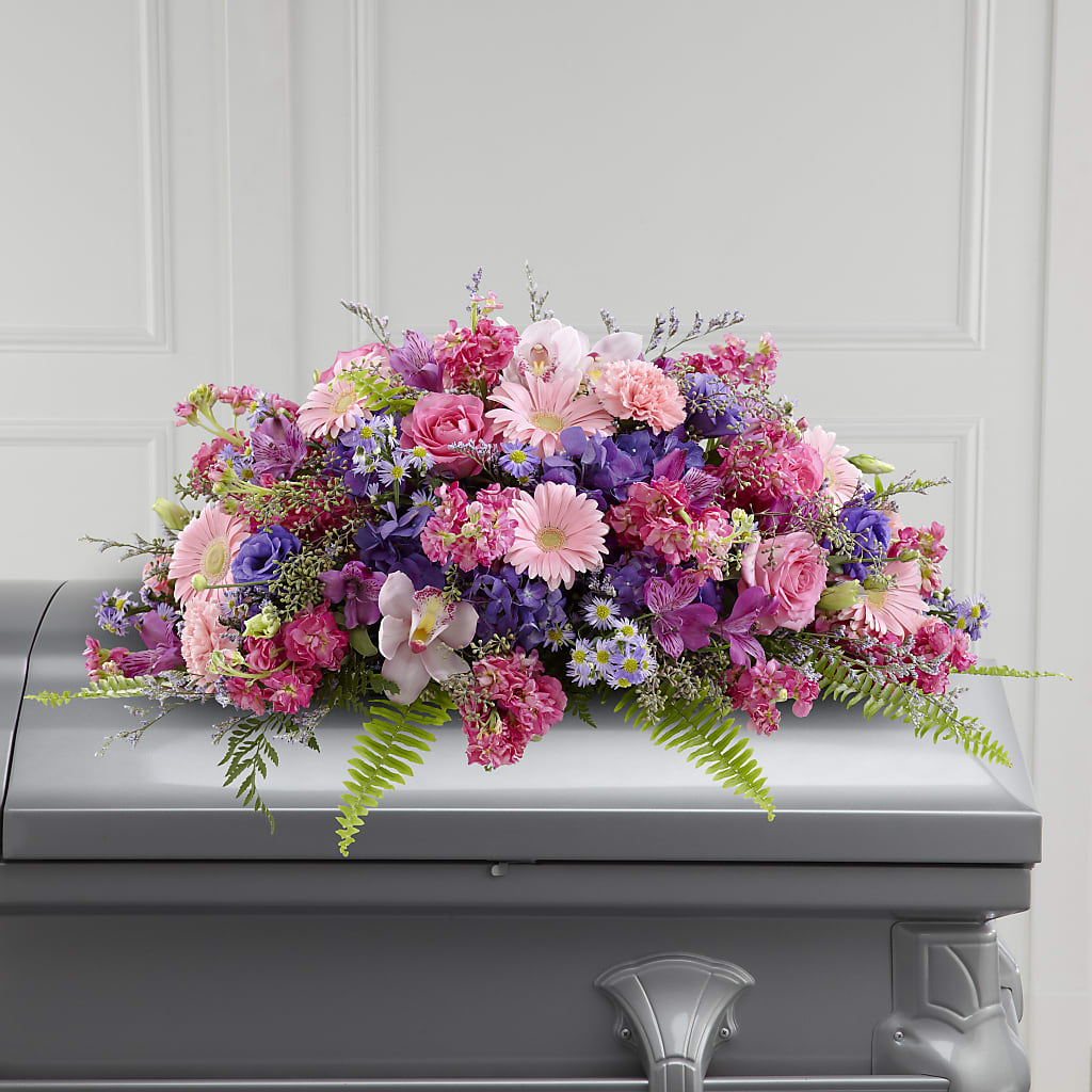 Glorious Garden Casket Spray – COCO'S FLOWER BAR, Mckinney TX