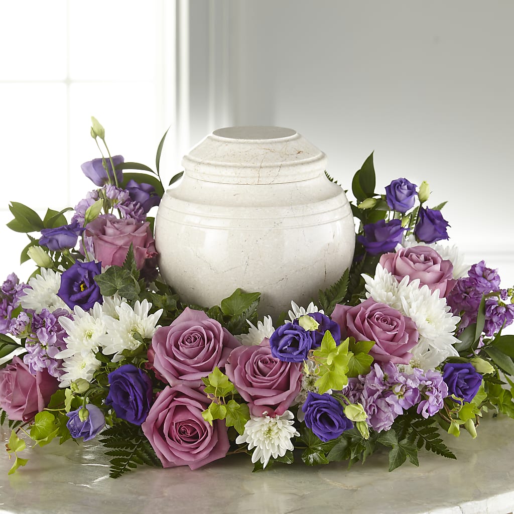 Blooming Sympathy Cremation Adornment – COCO'S FLOWER BAR, Mckinney TX