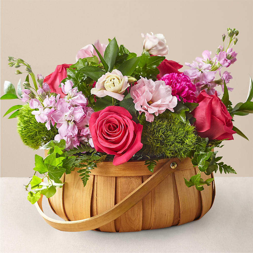 Radiance in Bloom Basket – COCO'S FLOWER BAR, Mckinney TX
