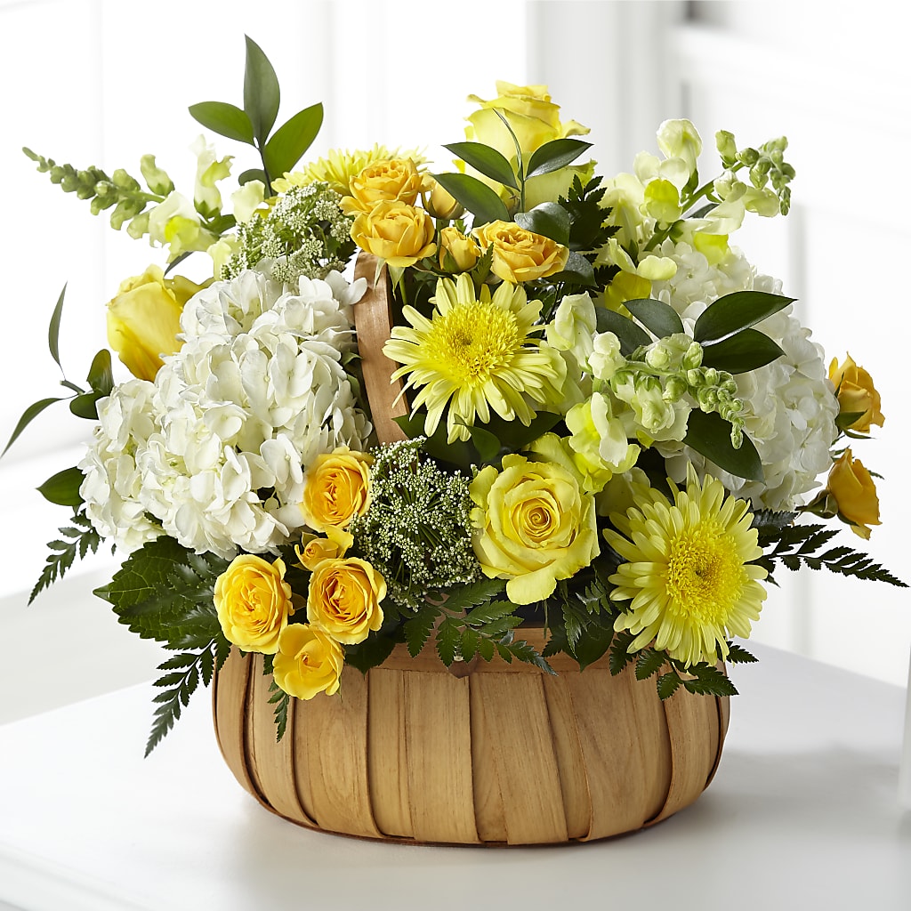 Rustic Remembrance Basket – COCO'S FLOWER BAR, Mckinney TX