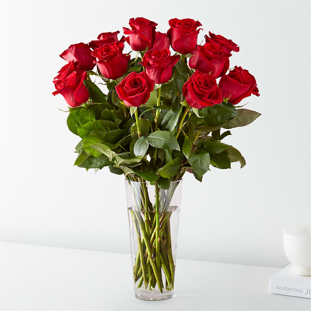 Long Stem Red Rose Bouquet – COCO'S FLOWER BAR, Mckinney TX