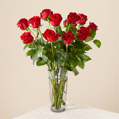 Long Stem Red Rose Bouquet – COCO'S FLOWER BAR, Mckinney TX