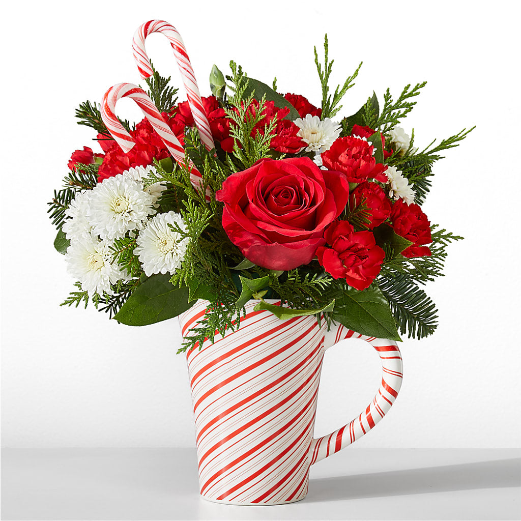 Peppermint Swirl Mug – COCO'S FLOWER BAR, Mckinney TX