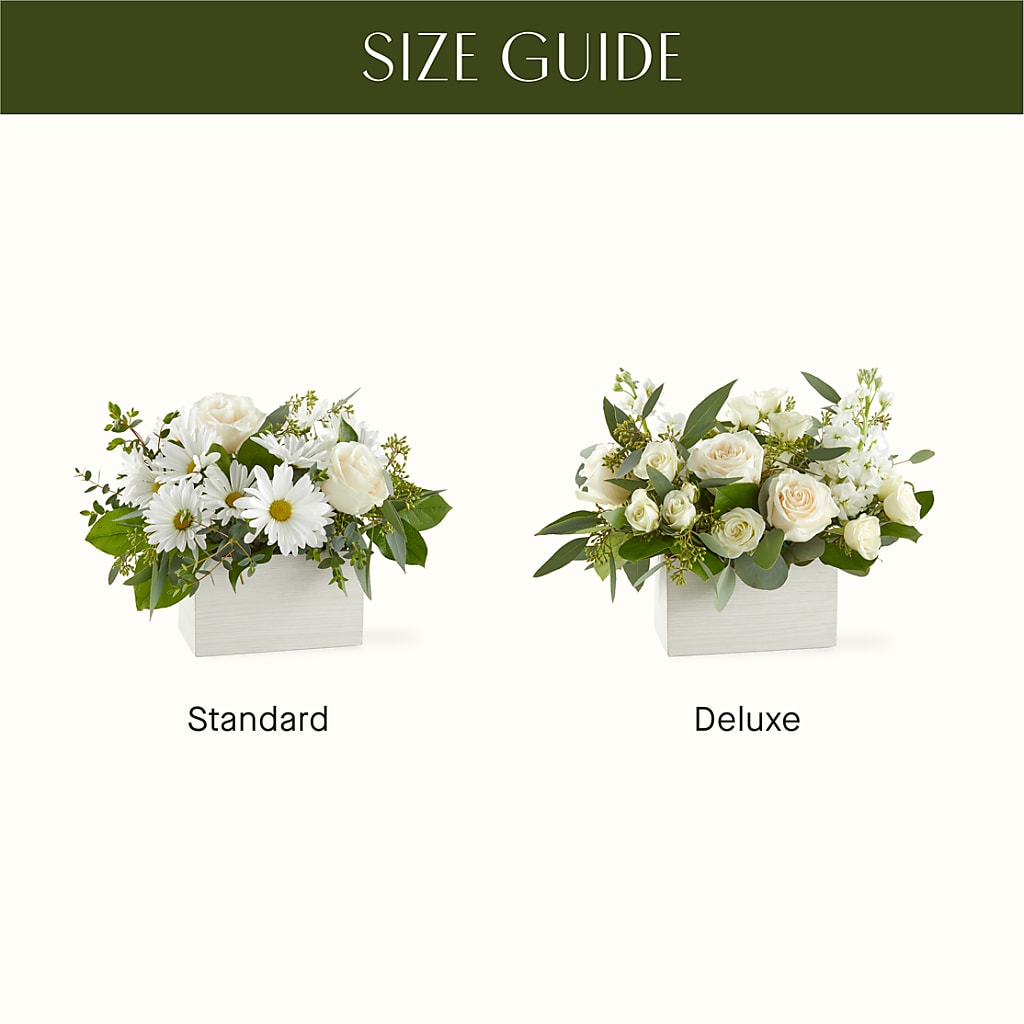 Fresh Linen Box Bouquet – COCO'S FLOWER BAR, Mckinney TX