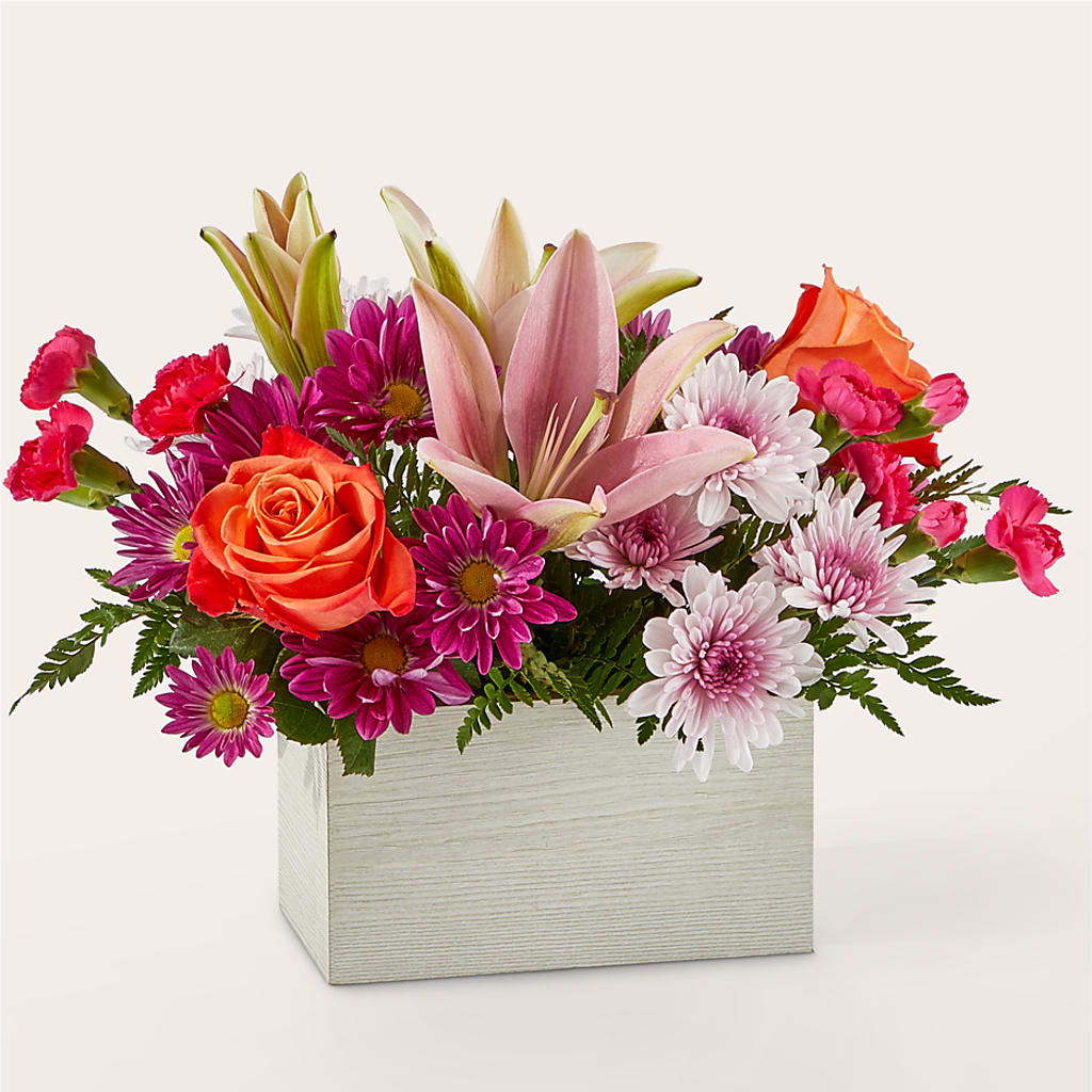Light of My Life Box Bouquet – COCO'S FLOWER BAR, Mckinney TX
