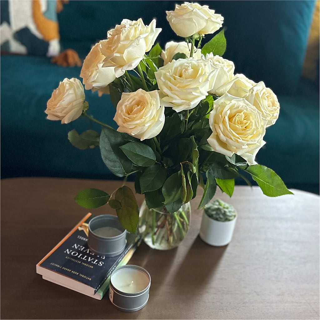Long Stem Yellow Rose Bouquet – COCO'S FLOWER BAR, Mckinney TX