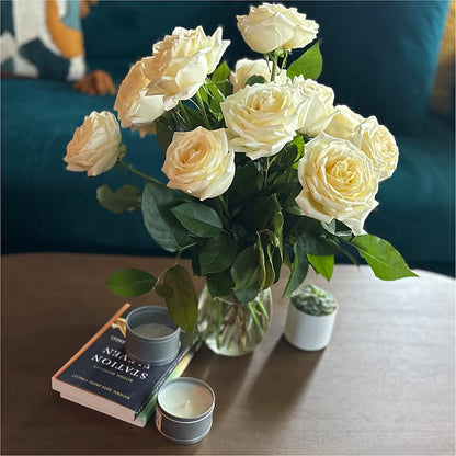 Long Stem Yellow Rose Bouquet – COCO'S FLOWER BAR, Mckinney TX
