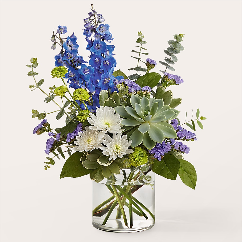 Cerulean Waves Bouquet – COCO'S FLOWER BAR, Mckinney TX