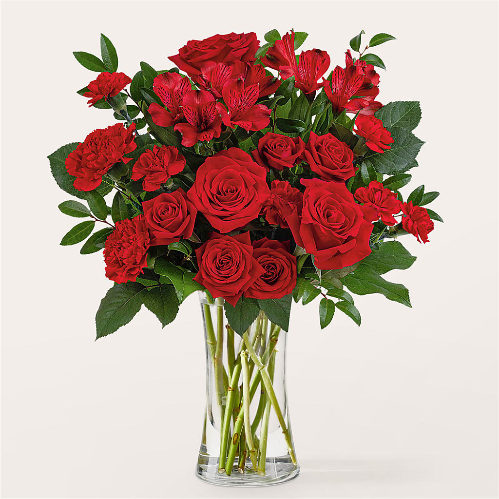 Brilliant Ruby Bouquet – COCO'S FLOWER BAR, Mckinney TX