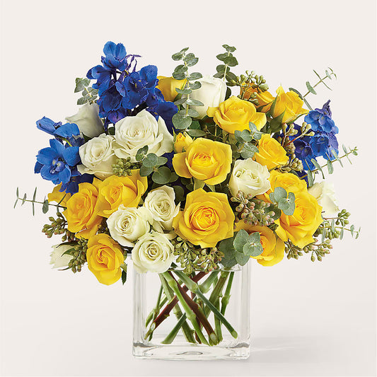 Sparkling Citrine Bouquet – COCO'S FLOWER BAR, Mckinney TX