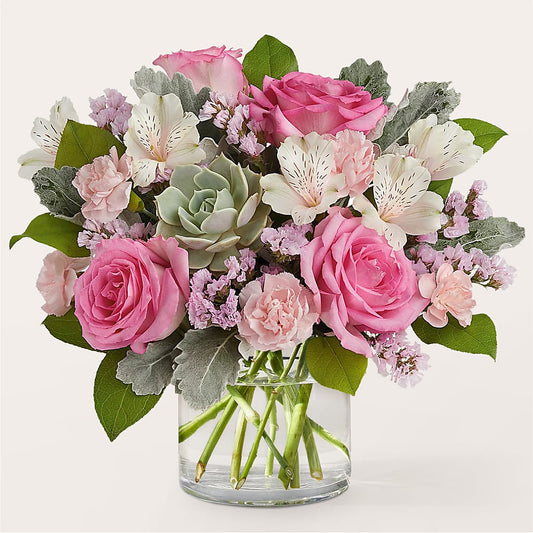 Dusty Rose Bouquet – COCO'S FLOWER BAR, Mckinney TX
