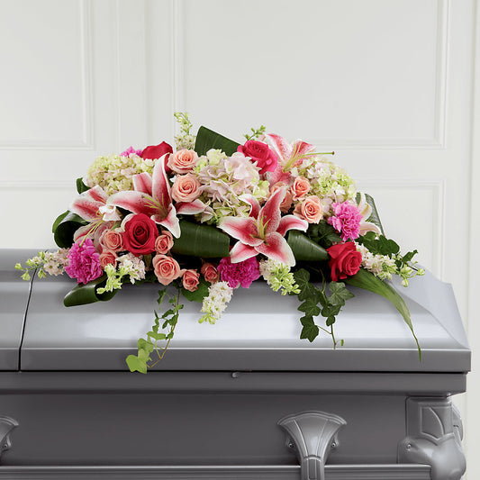 Splendid Grace Casket Spray – COCO'S FLOWER BAR, Mckinney TX