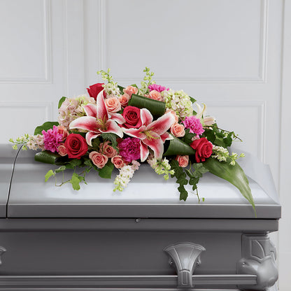 Splendid Grace Casket Spray – COCO'S FLOWER BAR, Mckinney TX