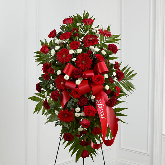 Treasured Memories Standing Spray – COCO'S FLOWER BAR, Mckinney TX