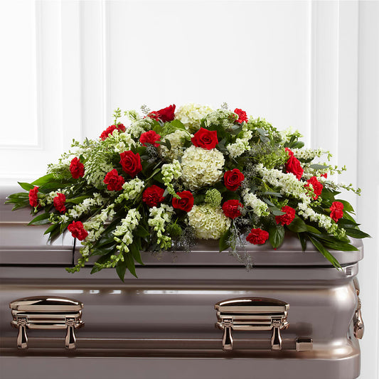 Sincerity Casket Spray – COCO'S FLOWER BAR, Mckinney TX