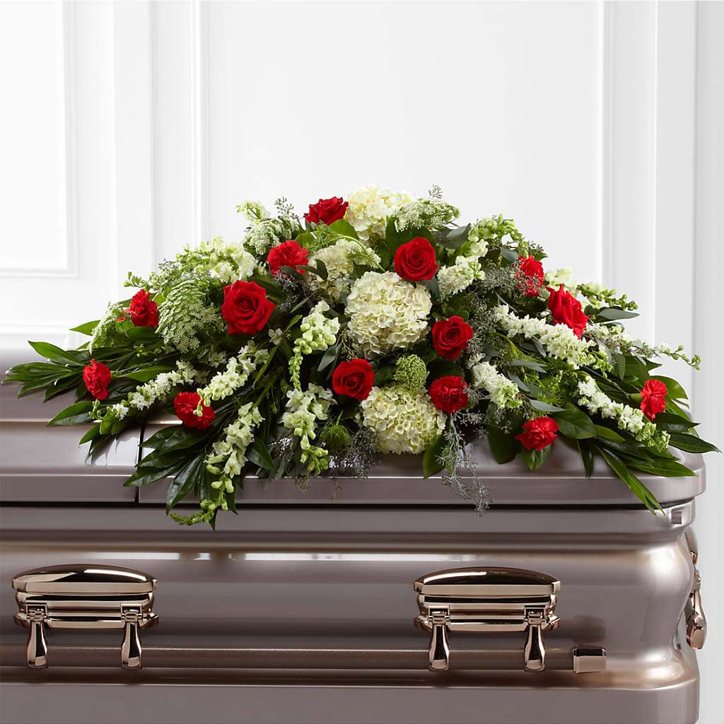 Sincerity Casket Spray – COCO'S FLOWER BAR, Mckinney TX