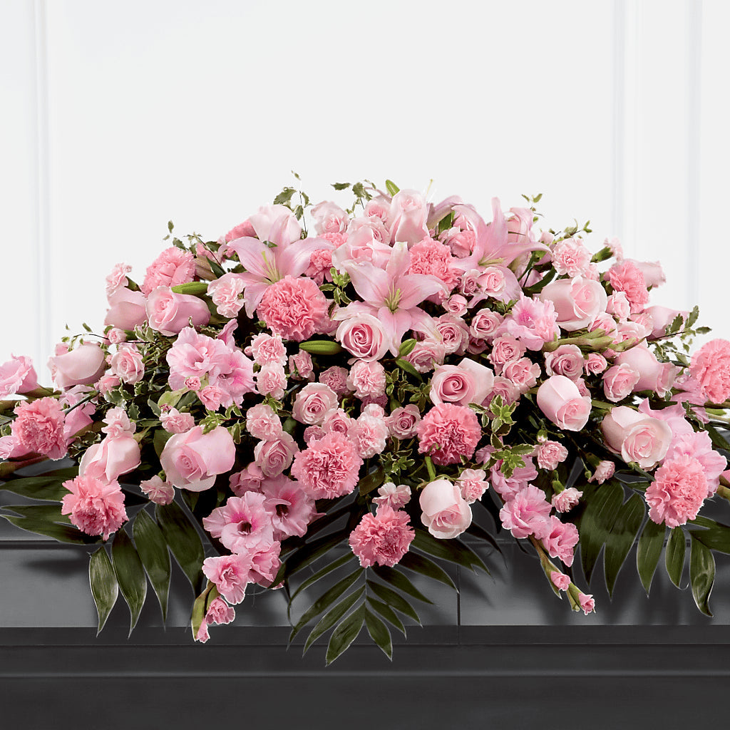 Garden of Comfort Casket Spray (Standard) – COCO'S FLOWER BAR, Mckinney TX