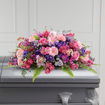 Glorious Garden Casket Spray – COCO'S FLOWER BAR, Mckinney TX
