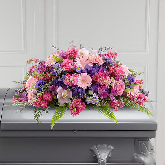 Glorious Garden Casket Spray – COCO'S FLOWER BAR, Mckinney TX