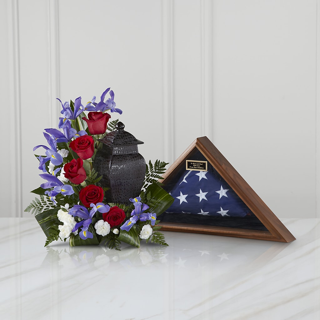 Patriotic Tribute Arrangement – COCO'S FLOWER BAR, Mckinney TX