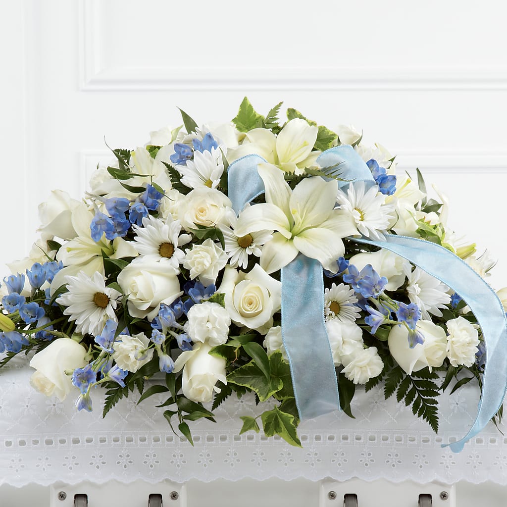 Tender Treasure Casket Spray – COCO'S FLOWER BAR, Mckinney TX