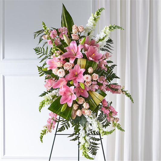 Elegant Embrace Standing Spray – COCO'S FLOWER BAR, Mckinney TX