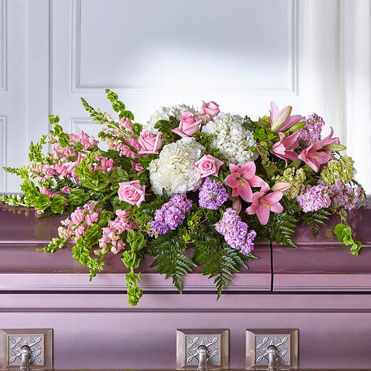 Life's Gratitude Casket Spray – COCO'S FLOWER BAR, Mckinney TX