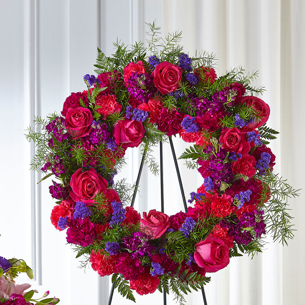 Calming Colors Wreath – COCO'S FLOWER BAR, Mckinney TX