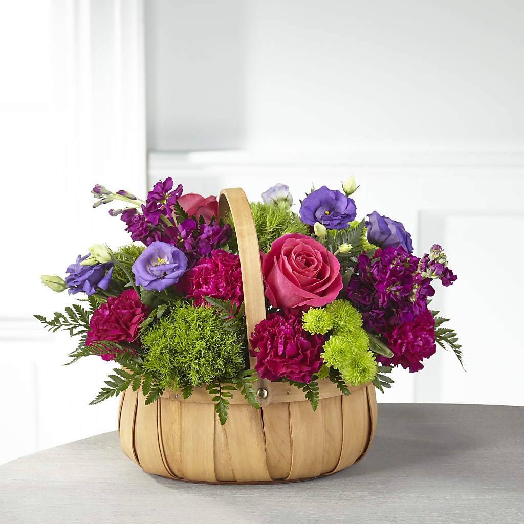 Serene Sanctuary Basket – COCO'S FLOWER BAR, Mckinney TX