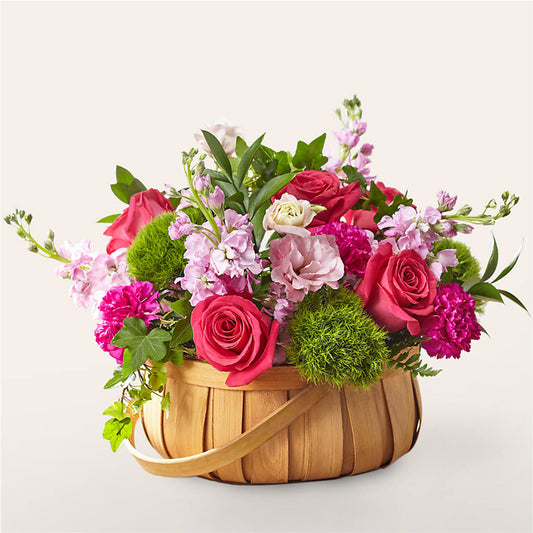 Radiance in Bloom Basket – COCO'S FLOWER BAR, Mckinney TX