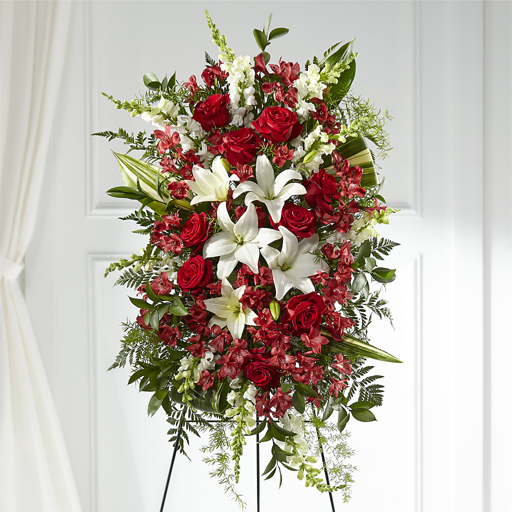 Everlasting Memory Standing Spray – COCO'S FLOWER BAR, Mckinney TX