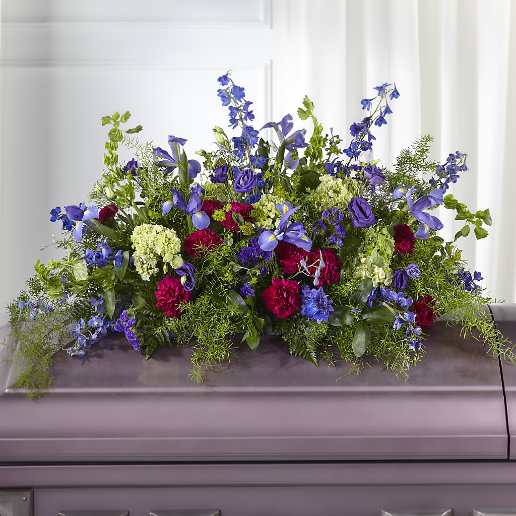 Always Treasured Casket Spray – COCO'S FLOWER BAR, Mckinney TX