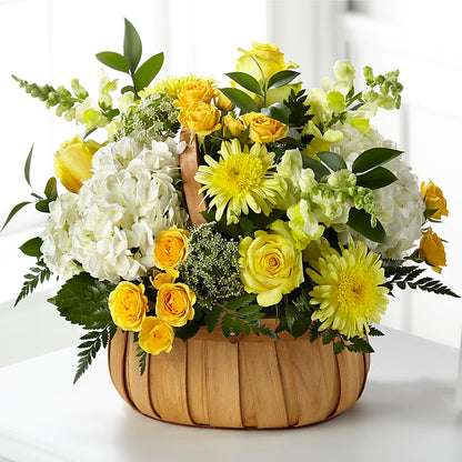 Rustic Remembrance Basket – COCO'S FLOWER BAR, Mckinney TX