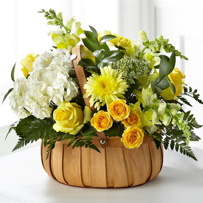 Rustic Remembrance Basket – COCO'S FLOWER BAR, Mckinney TX