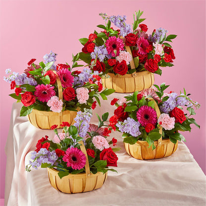 Pink Picnic Basket – COCO'S FLOWER BAR, Mckinney TX