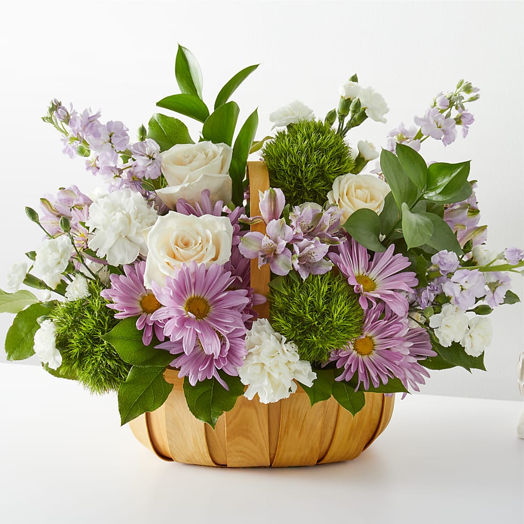 Peace & Love Basket – COCO'S FLOWER BAR, Mckinney TX