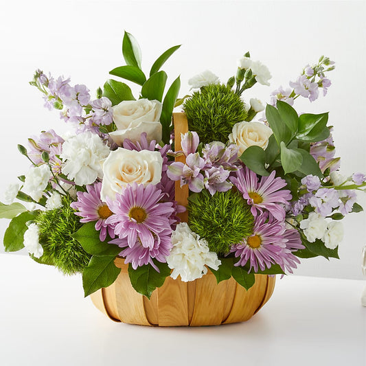 Peace & Love Basket – COCO'S FLOWER BAR, Mckinney TX