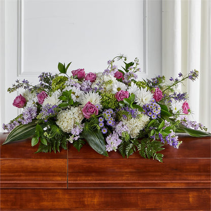 Meadows of Serenity Casket Spray – COCO'S FLOWER BAR, Mckinney TX