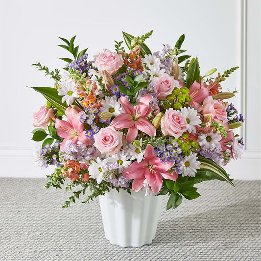 Abundant Compassion Floor Basket – COCO'S FLOWER BAR, Mckinney TX