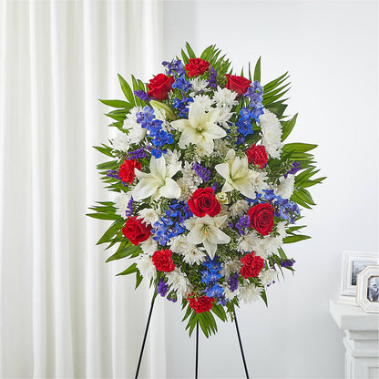 Cherished Service Standing Spray – COCO'S FLOWER BAR, Mckinney TX