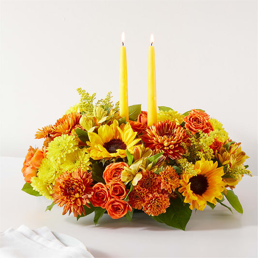Autumn Harmony Centerpiece – COCO'S FLOWER BAR, Mckinney TX