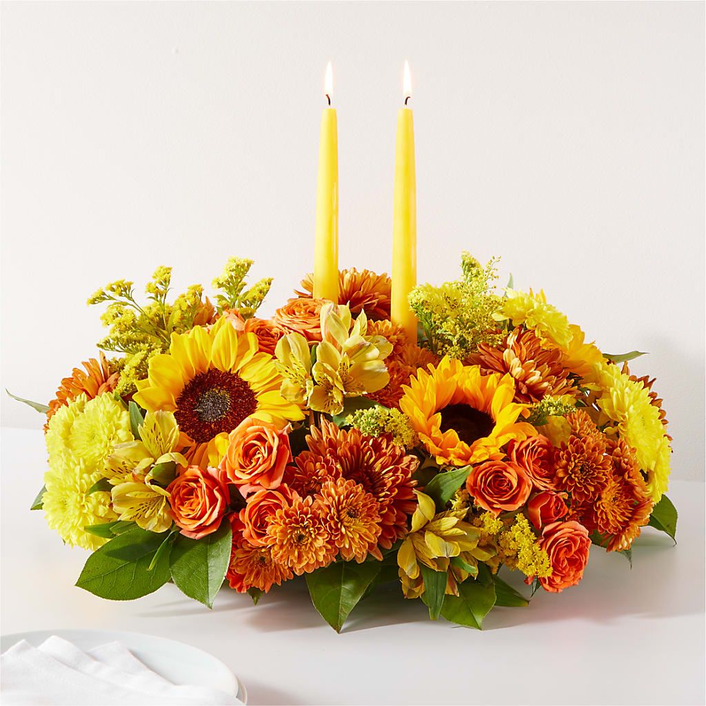 Autumn Harmony Centerpiece – COCO'S FLOWER BAR, Mckinney TX