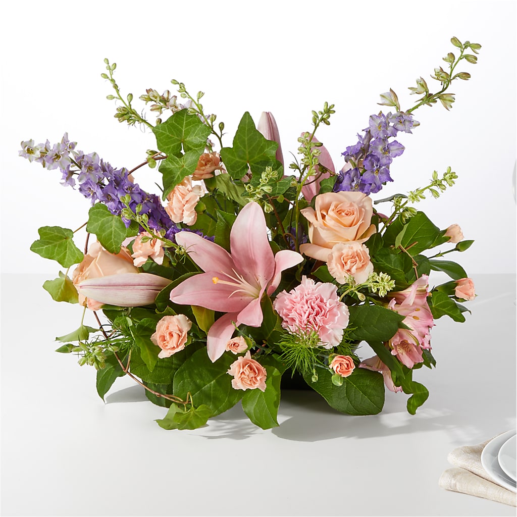 Blossom Time Centerpiece – COCO'S FLOWER BAR, Mckinney TX