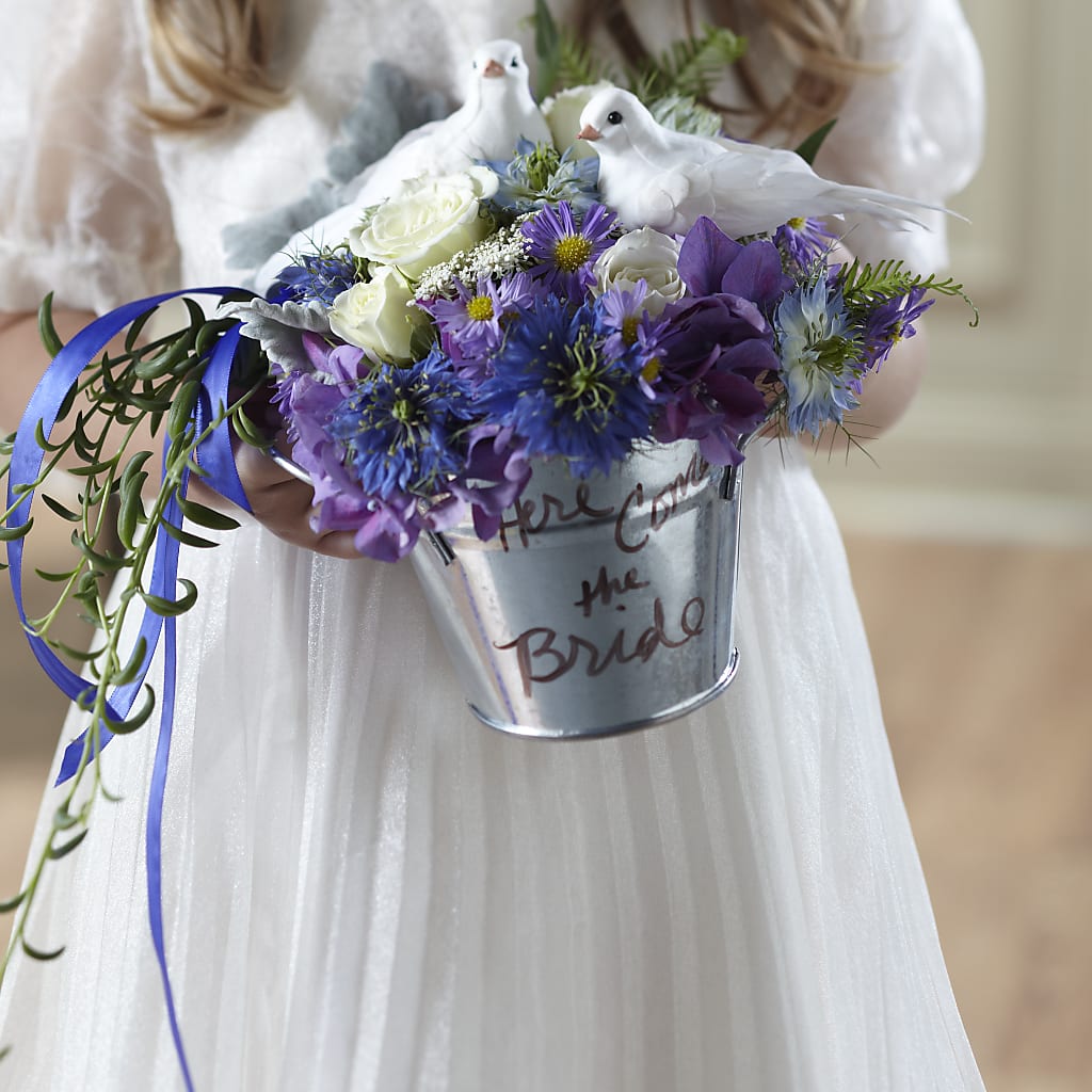 Enchantment Flower Girl Arrangement – COCO'S FLOWER BAR, Mckinney TX